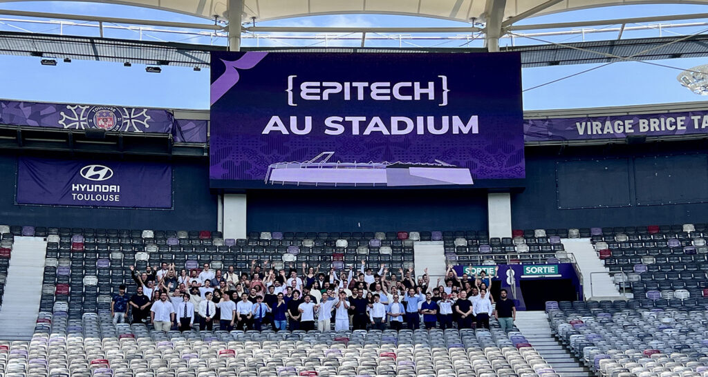Stadium de Toulouse Epitech top école informatique Toulouse meilleure école récompense au stade
