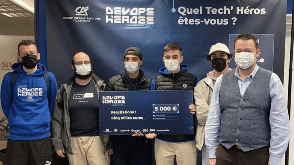 Hackathon DevOps Heroes&nbsp;: des étudiants de Montpellier remportent le challenge