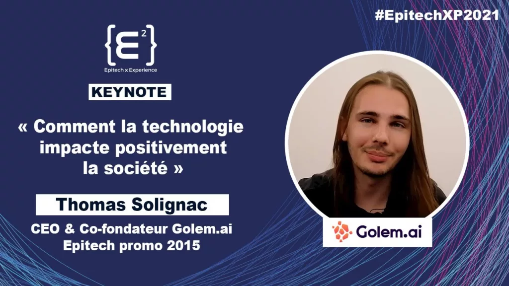 « L&rsquo;IA permet de répondre à nos exigences modernes »&nbsp;: Thomas Solignac, CEO et co-fondateur de Golem.ai