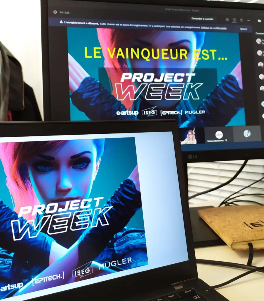 Project Week 2021&nbsp;: le projet « La Galaxie Mugler » désigné vainqueur