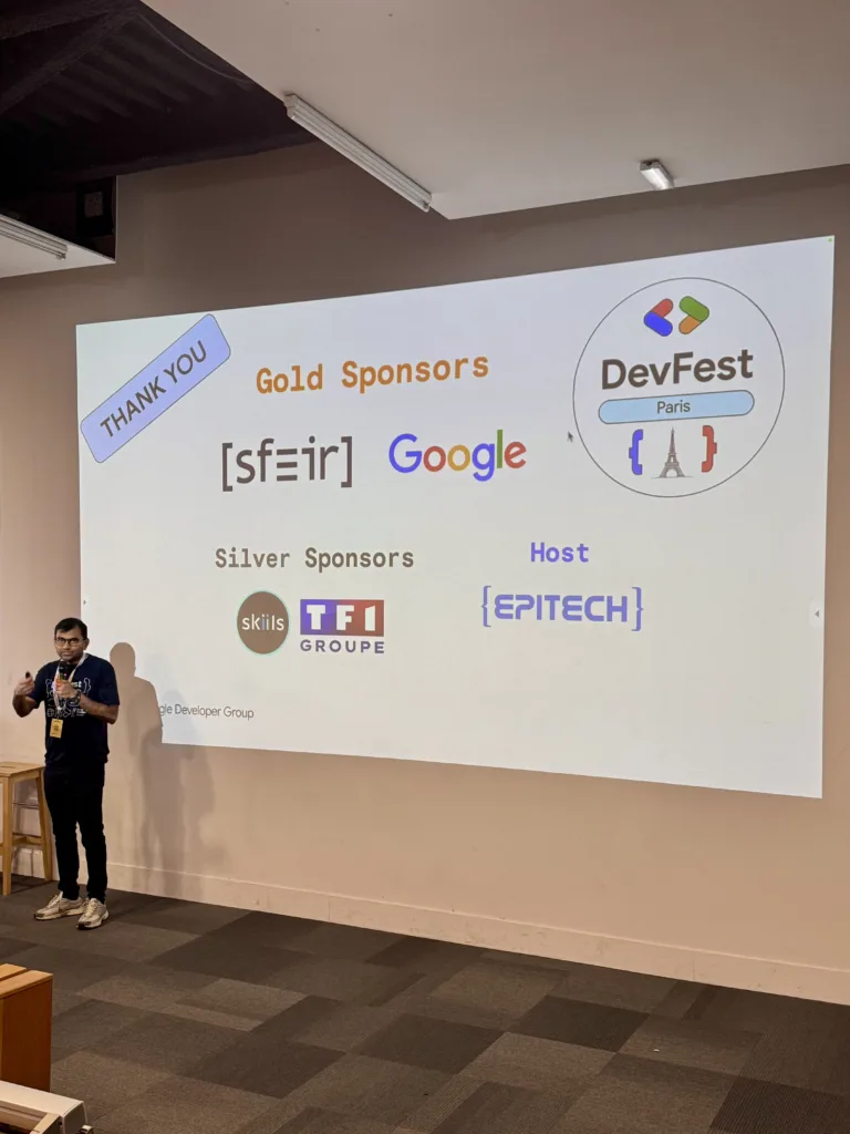 Présentations partenaires devfest 2025 Epitech 2025