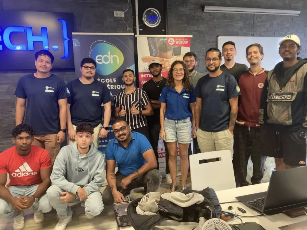 webcup 2025 équipe Epitech La Réunion
