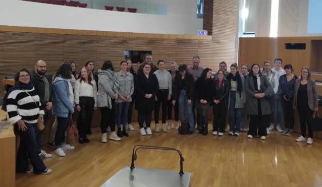 Les étudiants en formation Moniteur-Éducateur au conseil départemental de Saint-Brieuc